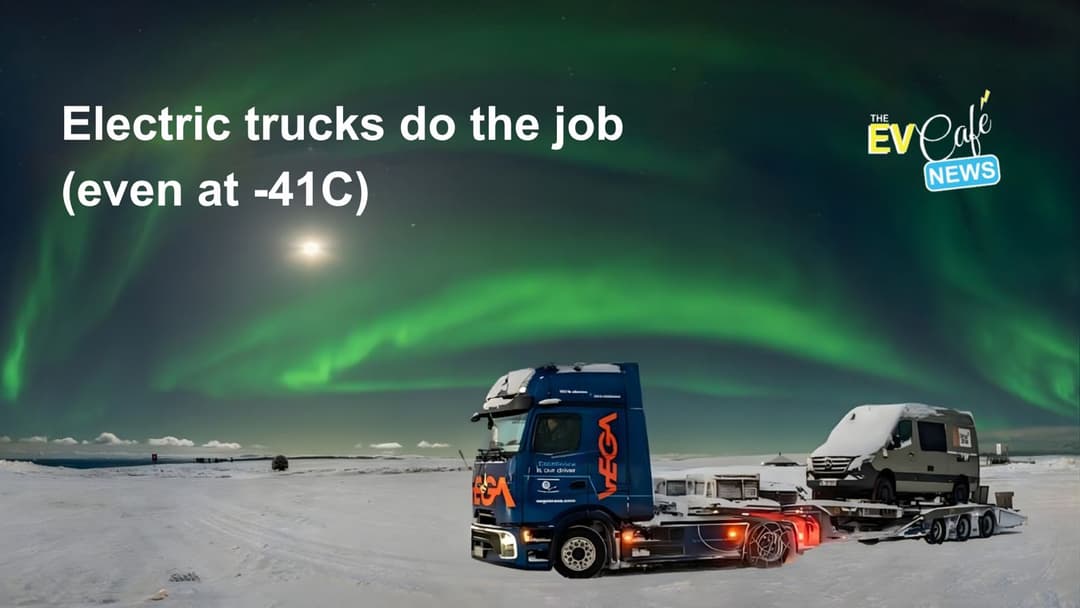Mercedes eActros 600 drives 8,000km through the Arctic, and just gets on with it!