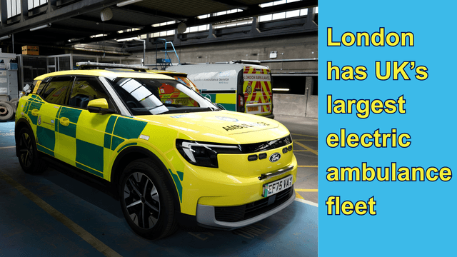 London Ambulance service expands UK’s largest electric ambulance fleet