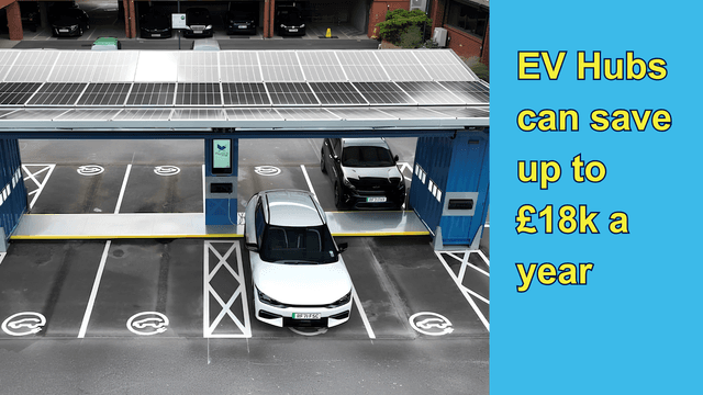 Fleet electrification: potential savings up to £18k from smart energy hubs