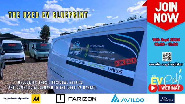 The EV Café Webinar - 16 September 2026 - The Used EV Blueprint
